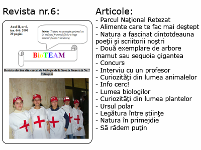 Revista nr 6 BioTEAM Petrosani